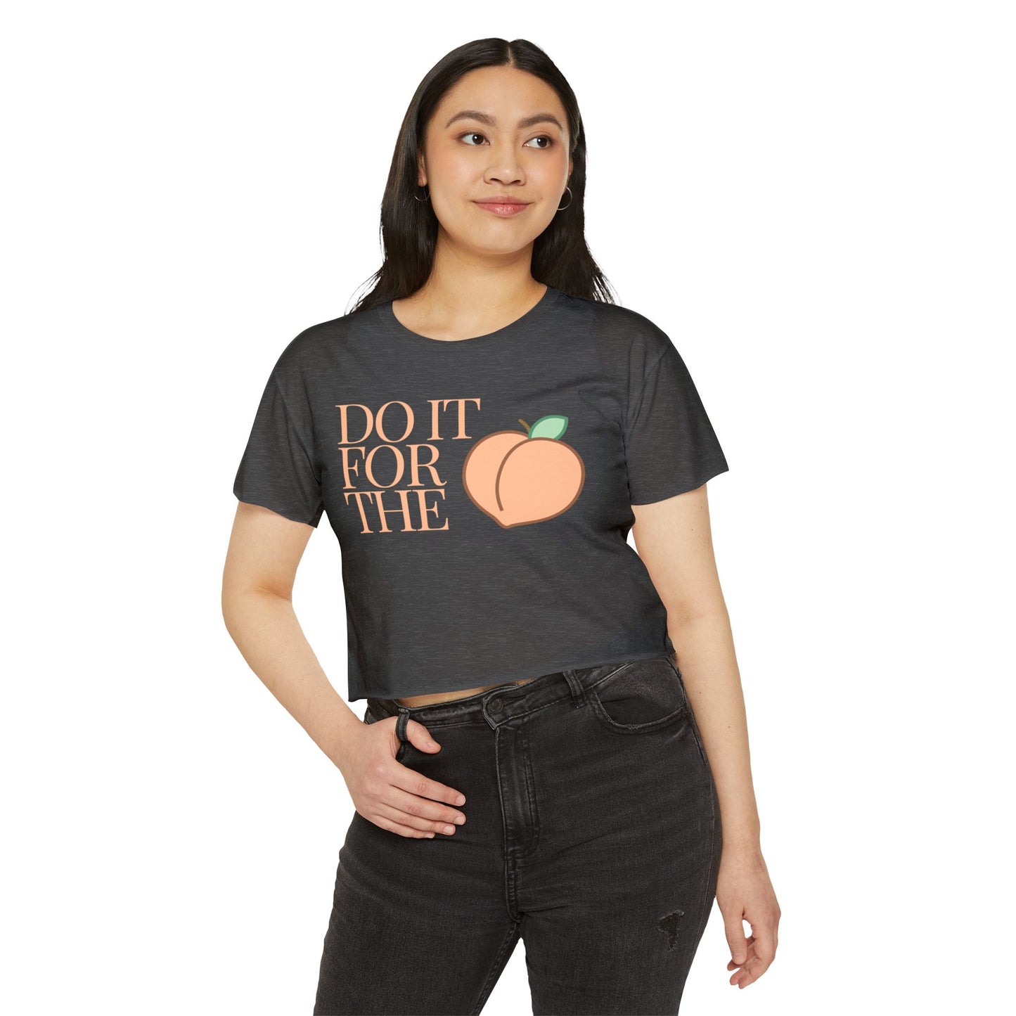 Do It For The 'Peaches' Crop Top