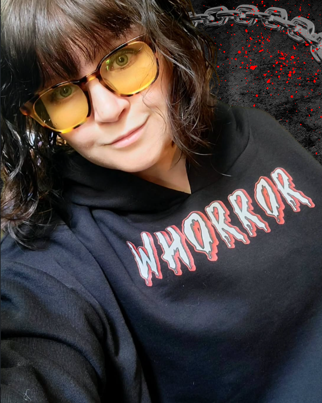 Whorror Drawstring Hoodie