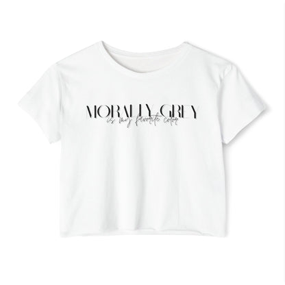 Morally Grey Crop Top