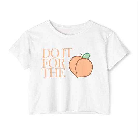 Do It For The 'Peaches' Crop Top