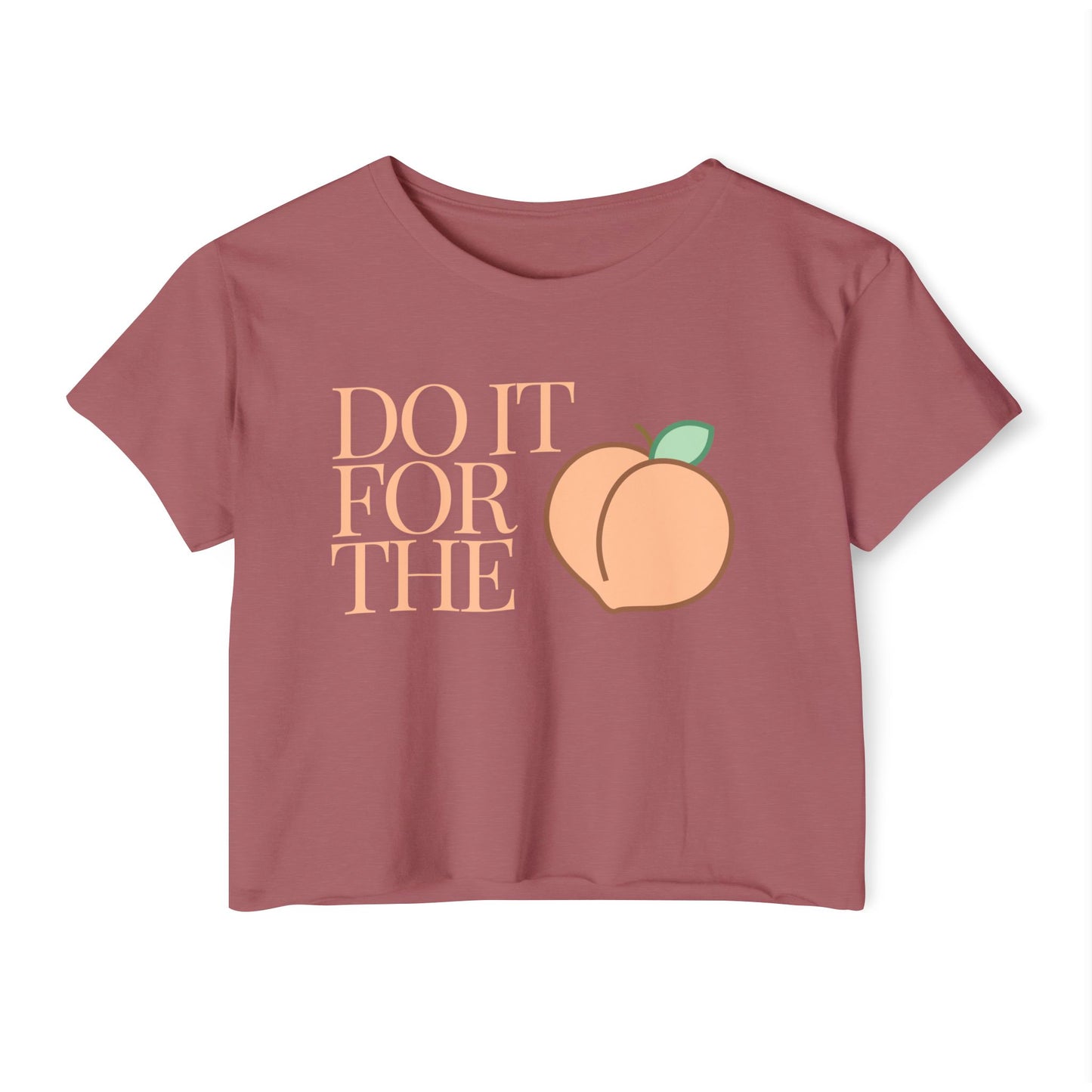 Do It For The 'Peaches' Crop Top