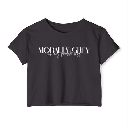 Morally Grey Crop Top