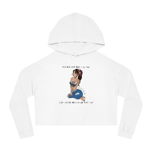 Chloroform Girl Cropped Hoodie