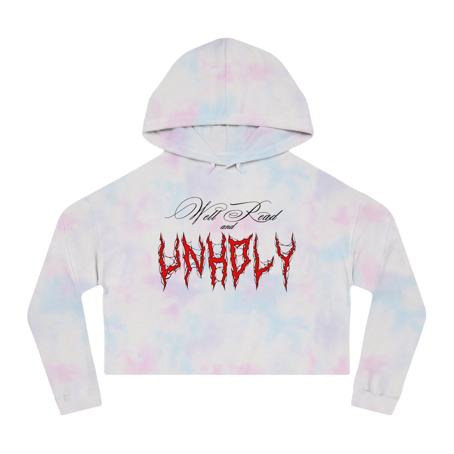 Unholy Cropped Hoodie