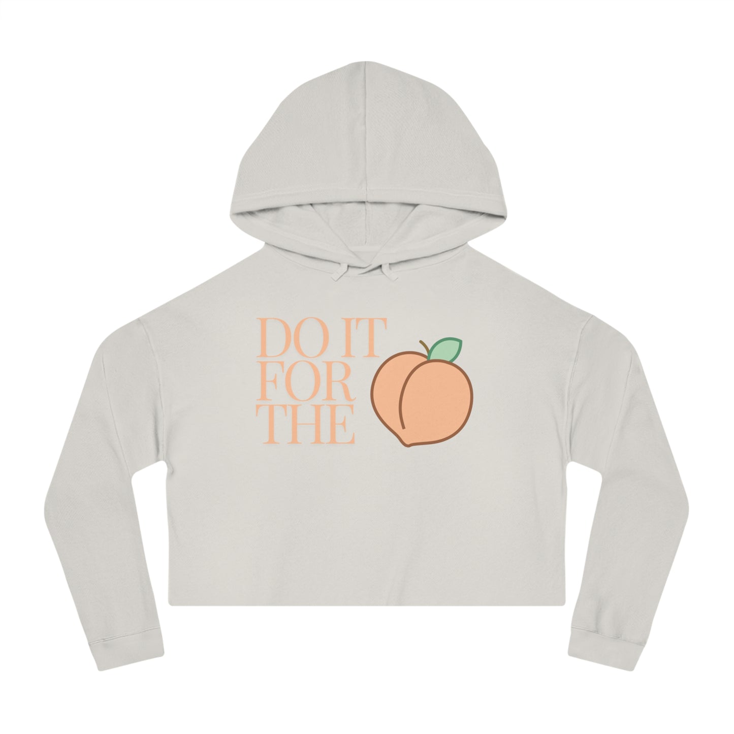 Do it for the 'Peaches" Cropped Hoodie