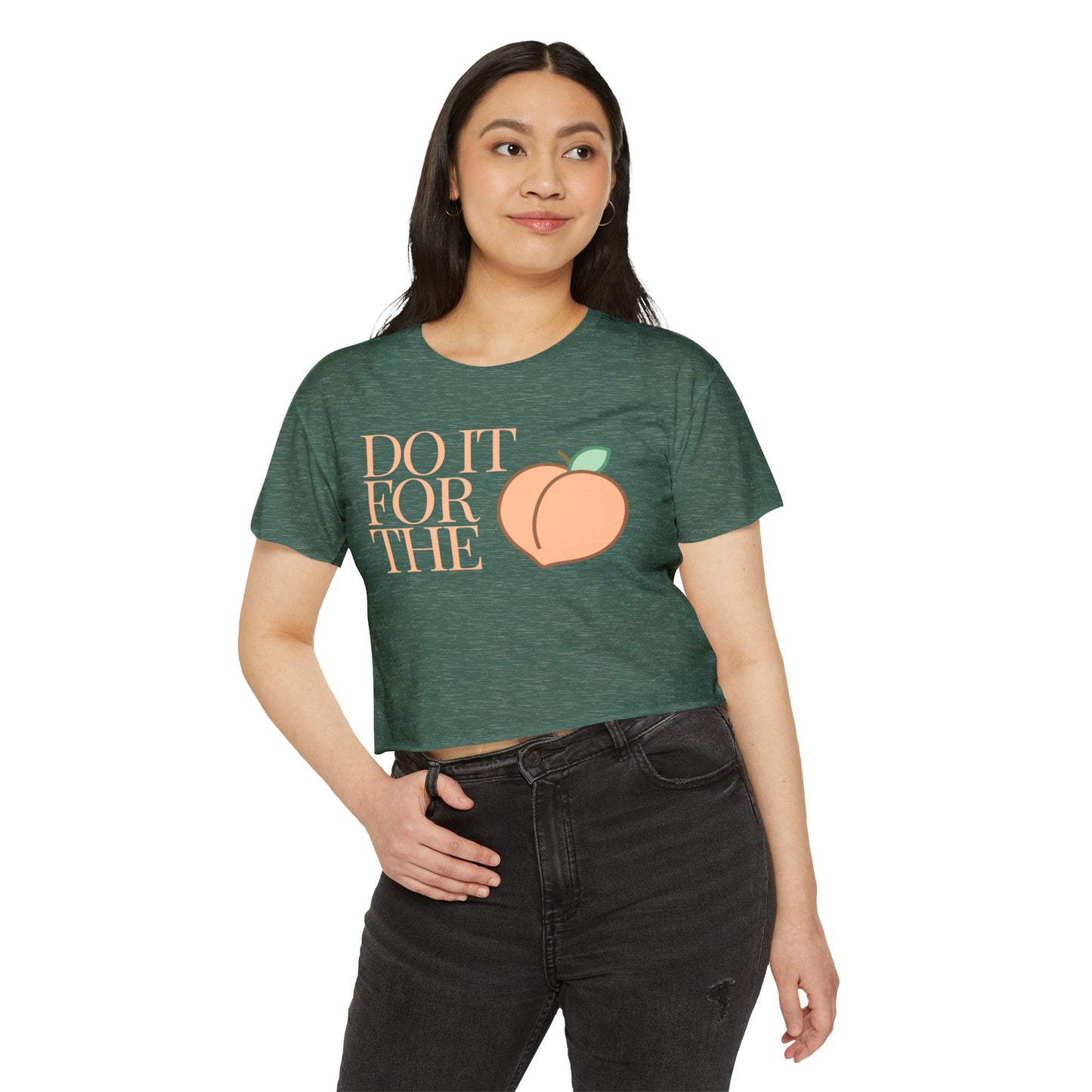 Do It For The 'Peaches' Crop Top