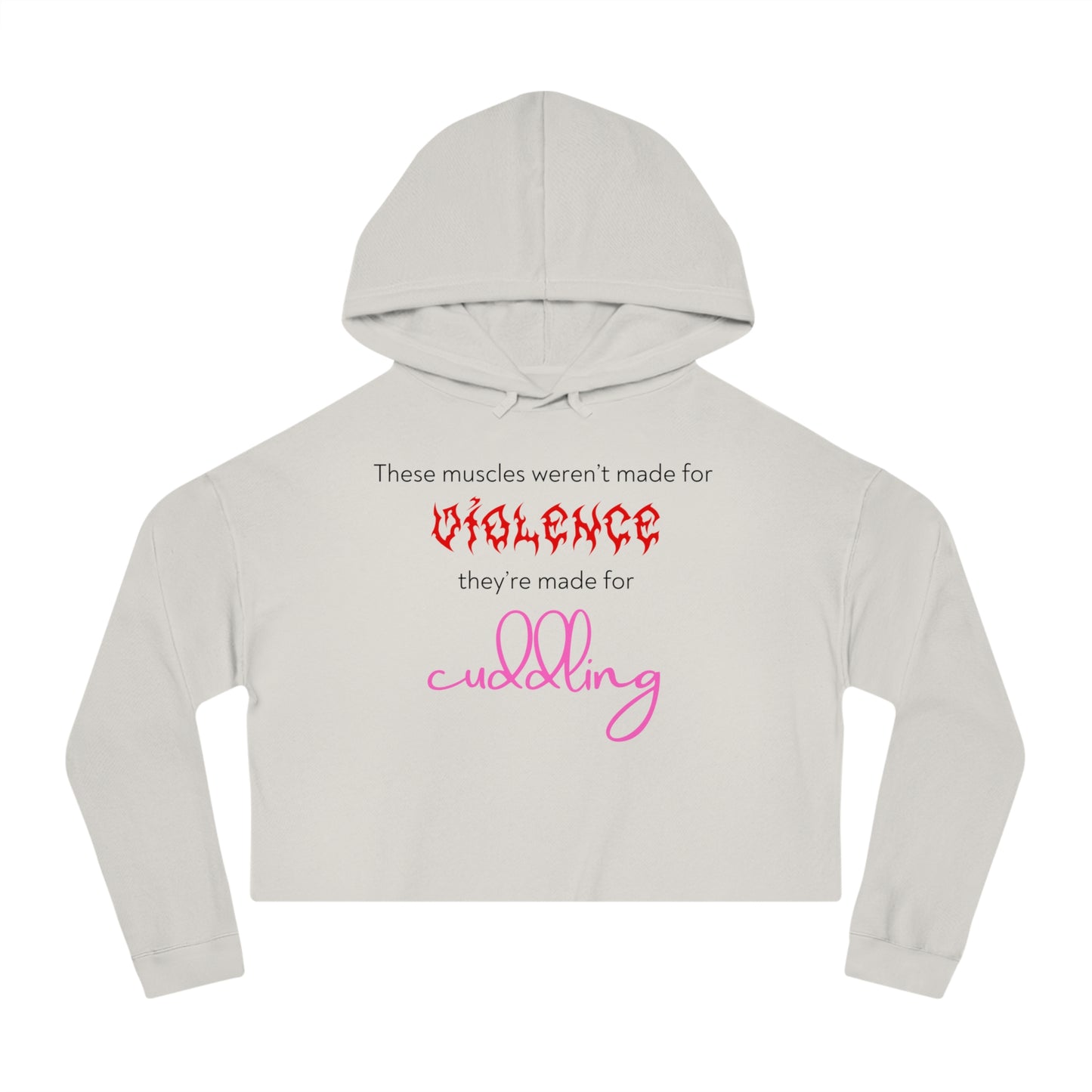 Violent Cuddles Cropped Hoodie