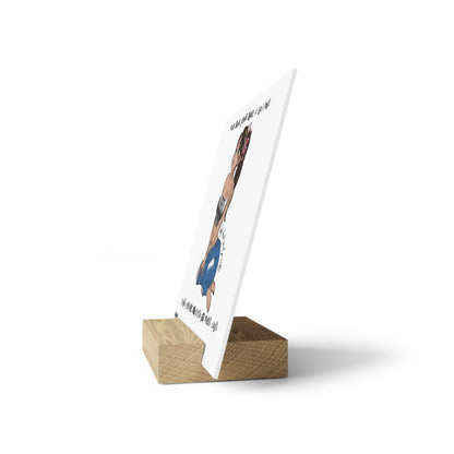 Chloroform Girl Gallery Board with Stand