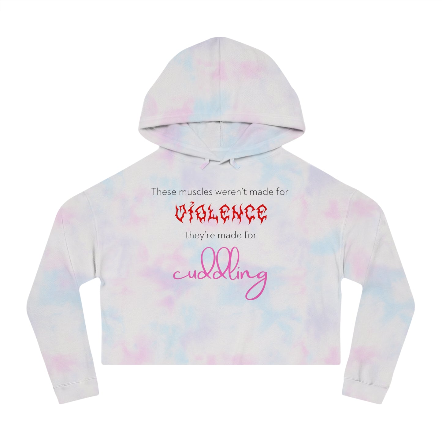 Violent Cuddles Cropped Hoodie