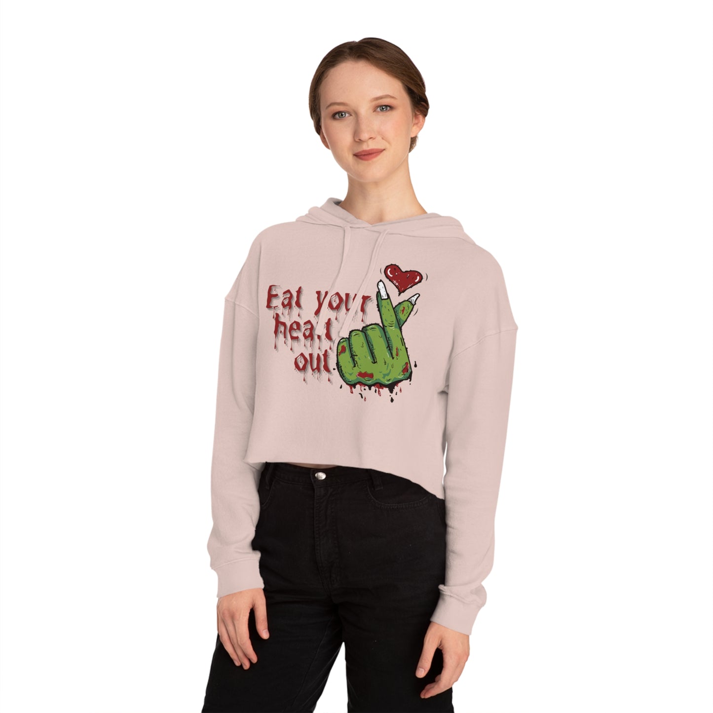 Zombie Lover Cropped Hoodie