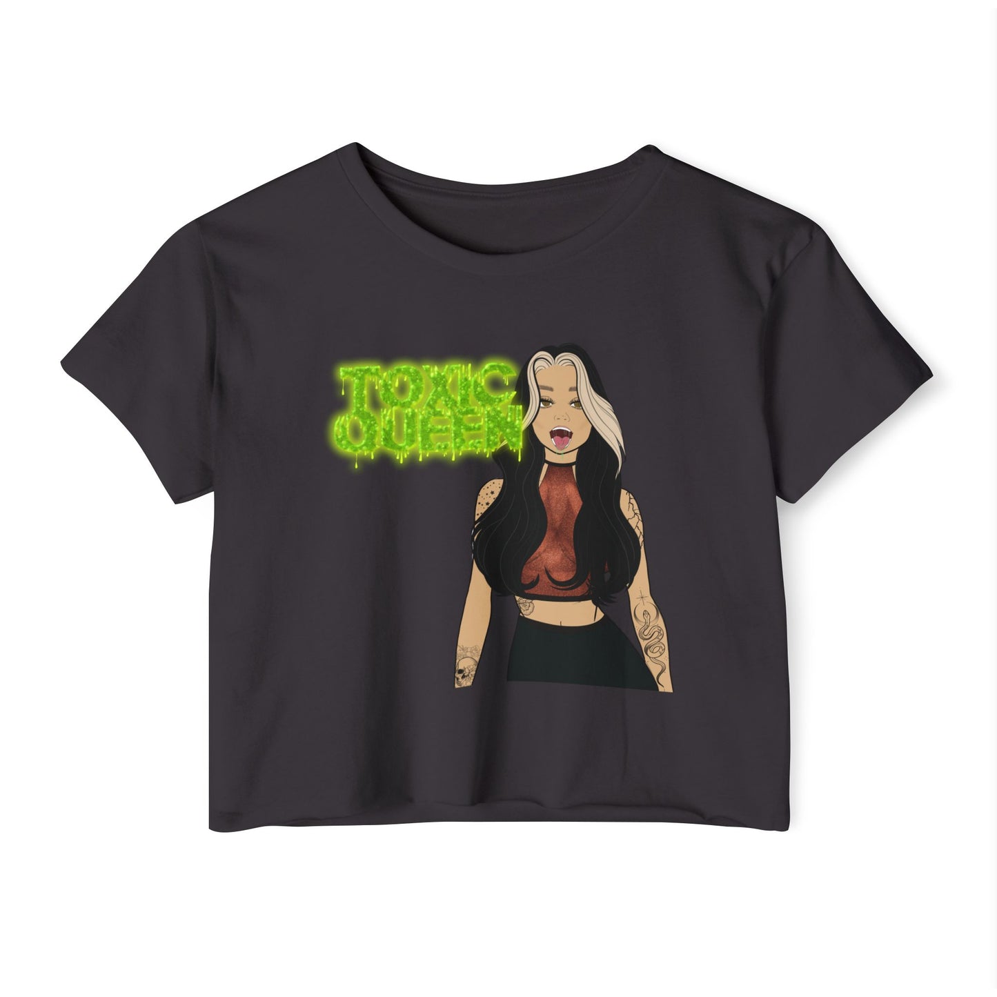 Toxic Queen Crop Top