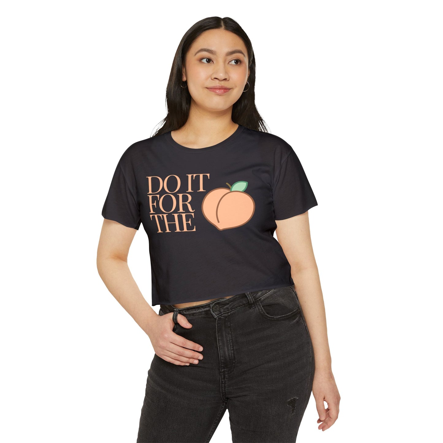 Do It For The 'Peaches' Crop Top