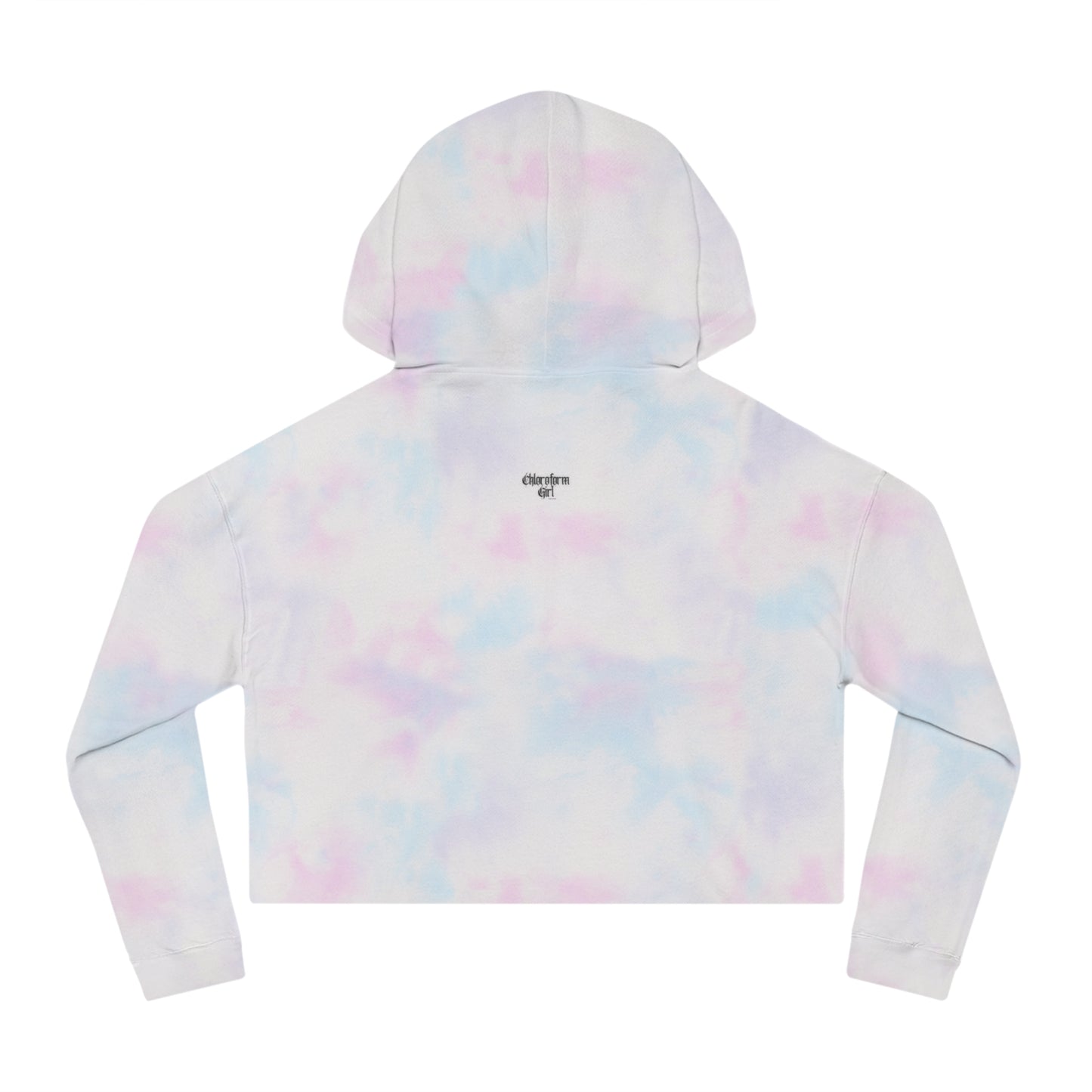 Glitched As Above, So Below Cropped Hoodie