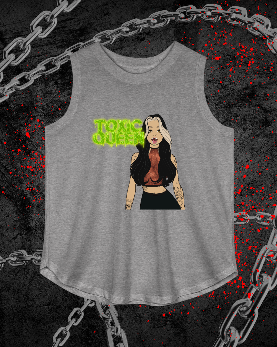 Toxic Queen *Curvy* Relaxed Tank